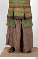  Photos Medieval Samurai in cloth armor 1 Cloth Armor Medieval Soldier Servant brown skirt lower body 0001.jpg
